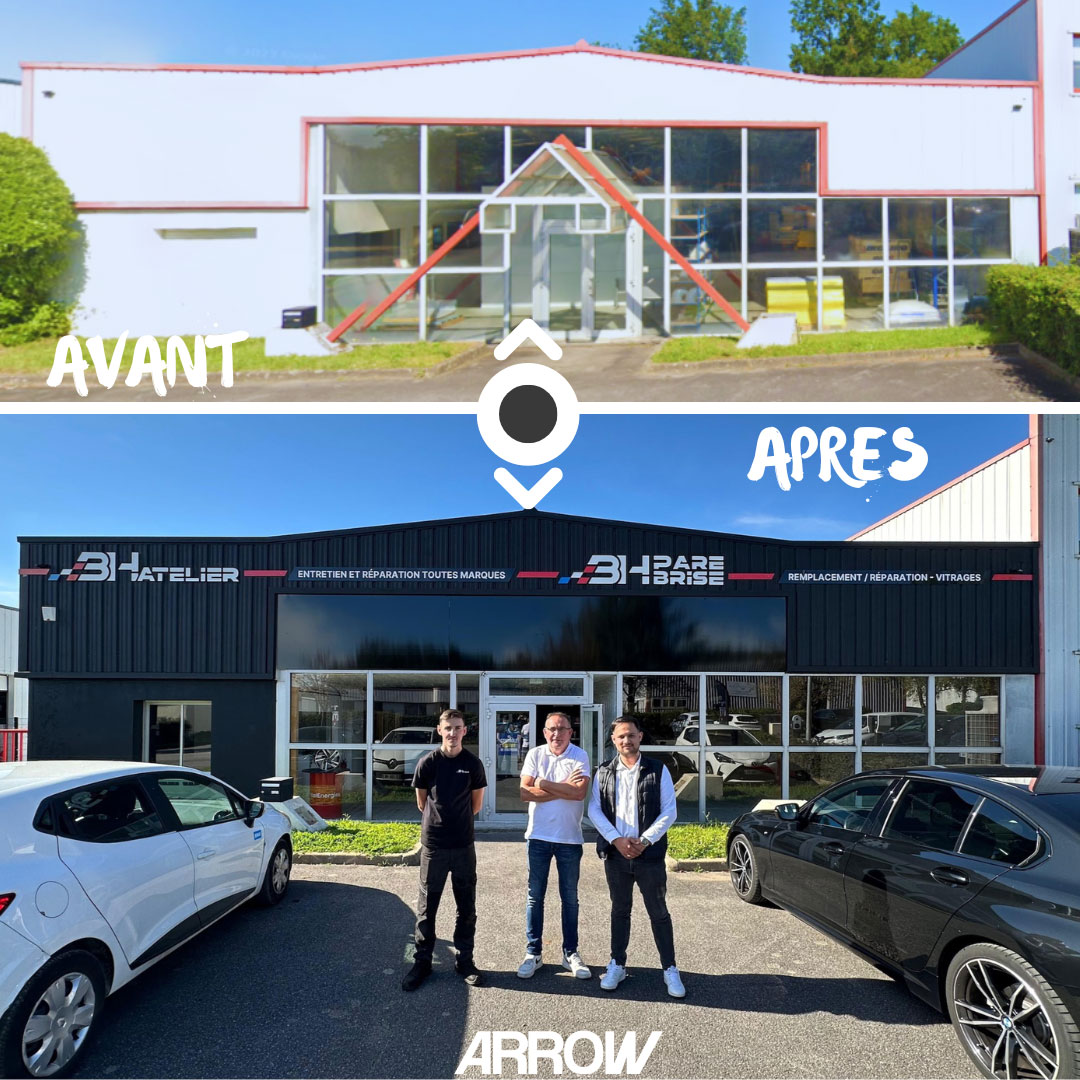 Transformation réussie pour ce local d’activité à Sautron !